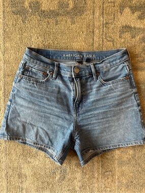 American Eagle Outfitters Women's Light Blue Denim Jean Shorts